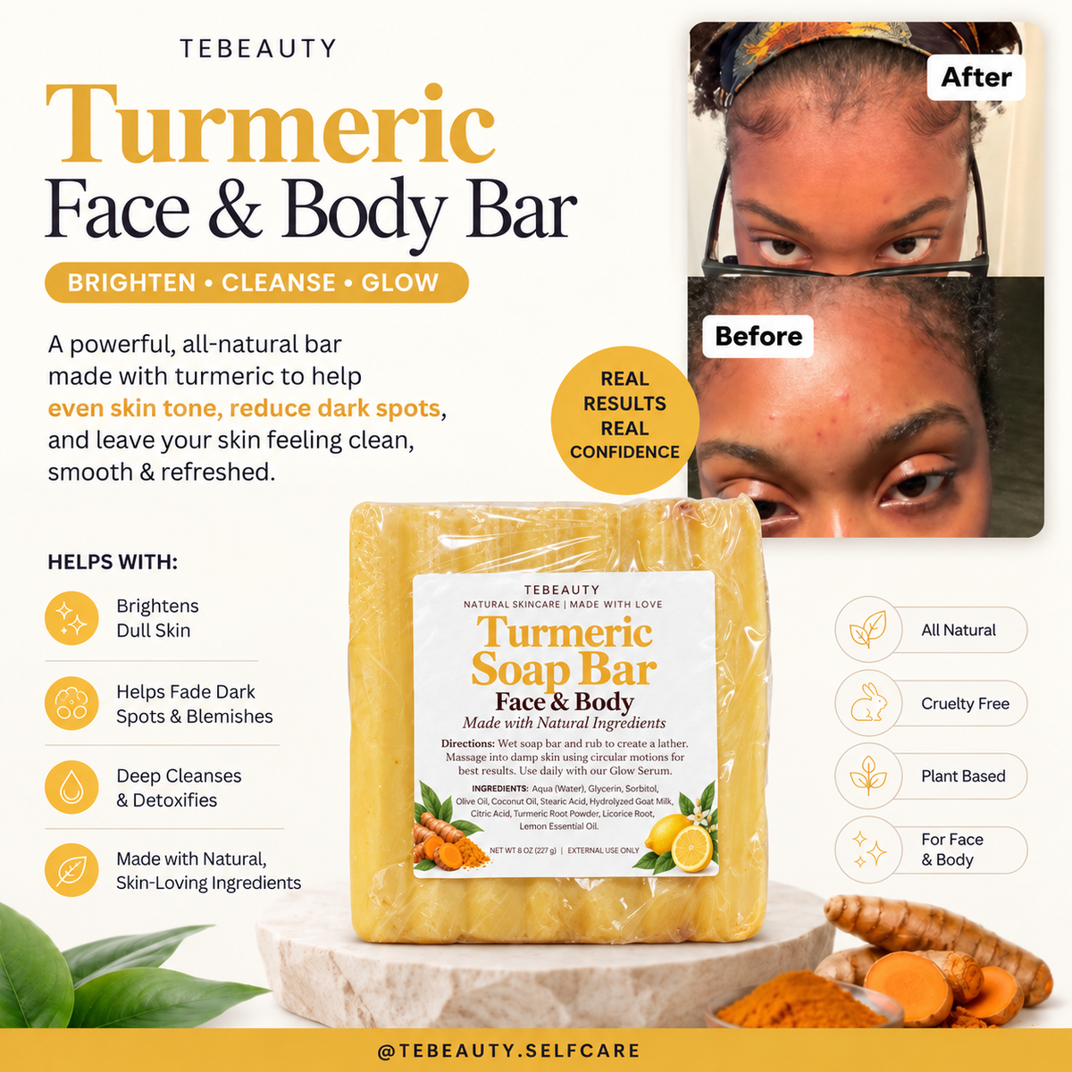 Turmeric Face & Bodybar