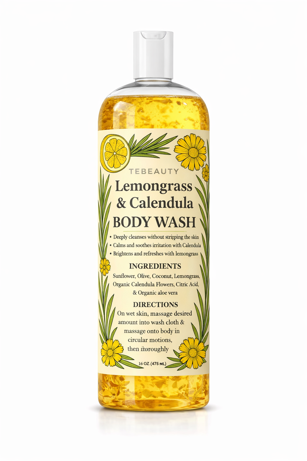 Lemongrass & Candula BodyWash 16oz